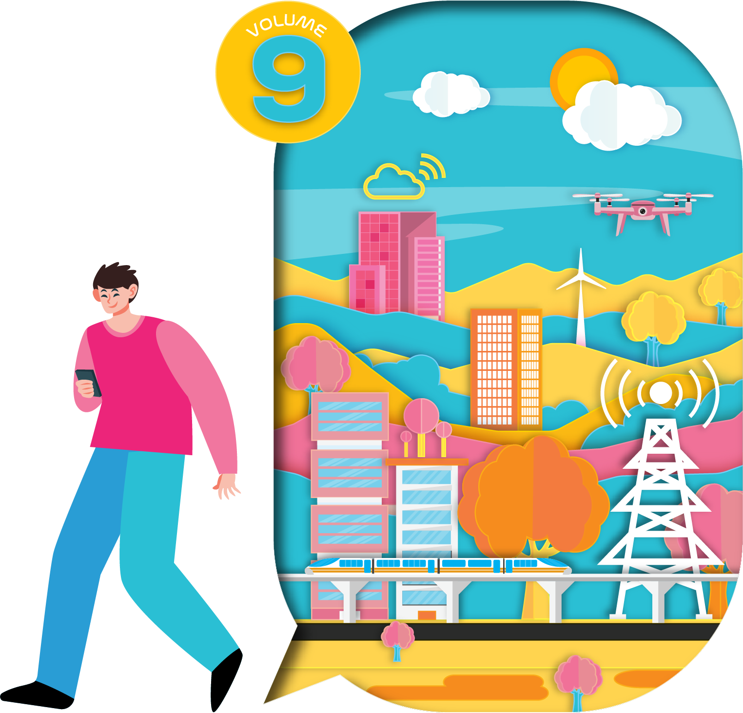 Digital Society Research Illustration